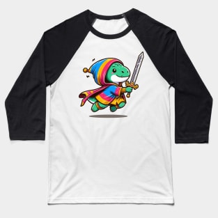 Strong Dino Knight Baseball T-Shirt